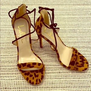 Leopard print heels